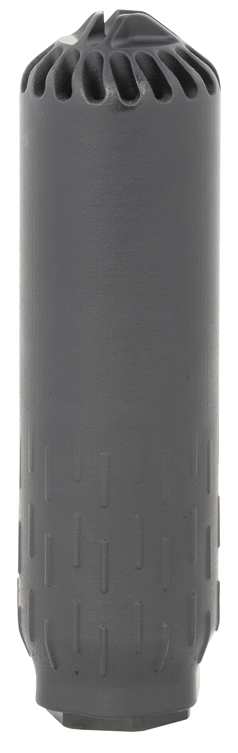 Huxwrx 2449 Flow 556K 5.56x45mm NATO 1.60" Diameter, Stainless Steel with Black Cerakote Finish, 1/2"-28 tpi