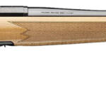 Browning 036080218 X-Bolt 2 Medallion 308 Win 4+1 22" Blue Polished Threaded Barrel & Drilled & Tapped Carbon Steel Receiver, Fixed Gloss AAAA Maple Wood Stock, Radial Muzzle Brake