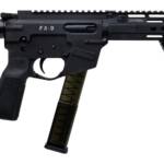 Freedom Ordance FX9P10E-BLK FX9P Elite 9mm Luger 10" Black Nitride Threaded Barrel, Black Anodized Aluminum Receiver w/Picatinny Rail, M-LOK Handguard, Black Polymer SB Tactical SBA5 Brace, Black Poly