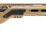 Cadex Inc CDXMCKRKN33827BR30I2D3 CDX-MC Kraken 338 Lapua Mag 5+1 27" Black DLC Match Grade Threaded Barrel, Hybrid Tan Receiver w/Picatinny Rail, M-LOK Handguard, Hybrid Tan Adjustable Folding Buttsto