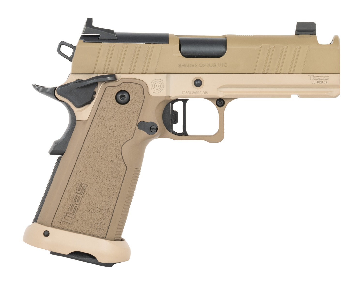 TISAS 12500022NJGV1C CARRY 9 9MM 4.25  17R FDE