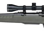 Savage Arms 33194 Axis 2 XP 30-06 Springfield 4+1 20" Matte Black Carbon Steel Threaded Barrel & Drilled & Tapped Receiver, OD Green Synthetic Fixed w/Pistol Grip Stock, 3-9x40mm Duplex Scope, Left Ha
