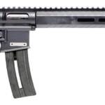 Mountain Billy Gun Lab MBGL-GOAT15-TB-1-HC Goat-15 Helium 22 LR 10+1 16" Black Threaded Barrel, Black Polymer Receiver w/Picatinny Rail, M-LOK Handguard, Black Adj 7 Position Polymer Buttstock, Black