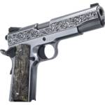 Dickinson LLC DKSN45OBP Adam 1911 Ottaman Full Size 45 ACP 8+1 5" Black Barrel, Steel B Serrations Slide, Steel Frame w/Beavertail