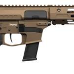 CMMG 45AEA92-MB Banshee MkG 45 ACP 13+1 6.50" Black Nitride Threaded Barrel, Midnight Bronze Cerakote Aluminum Receiver w/Picatinny Rail, M-LOK Handguard; Black Polymer B5 Bravo Stock, CMMG Zeroed Gri
