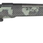 Fierce Firearms RIVSCX25CM22BF Carbon Rival XP 2.0 25 Creedmoor 3+1 22" Carbon Fiber Match Grade Barrel, Black Cerakote Stainless Steel Drilled & Tapped Receiver, Forest Camo Push Button Adj Cheek Pie