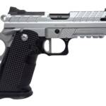 Fusion Firearms XP-3C-9-C-10 XP 3C Compact Frame 9mm Luger 10+1 3" Black Tennifer Barrel, Chrome Steel Serrated Slide & Frame w/Beavertail & Picatinny Rail, Black Aluminum Grip