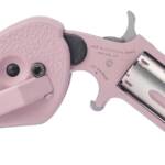 North American Arms 22MS-RC-HG Rose 22 LR 5rd Shot 1.13" Pink Champagne Cerakote Stainless Steel Barrel & Frame, Stainless Cylinder, Folding Holster Grip, Safety Notch, Exposed Hammer