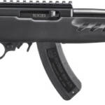 RUGER 22 CHARGER 22LR 8" - W/RAIL THREADE BLACK