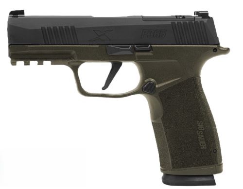 SIG P365X MACRO FORTUNATE SON - 9MM 3.7" XRAY3 (2)17RD GRN/BLK