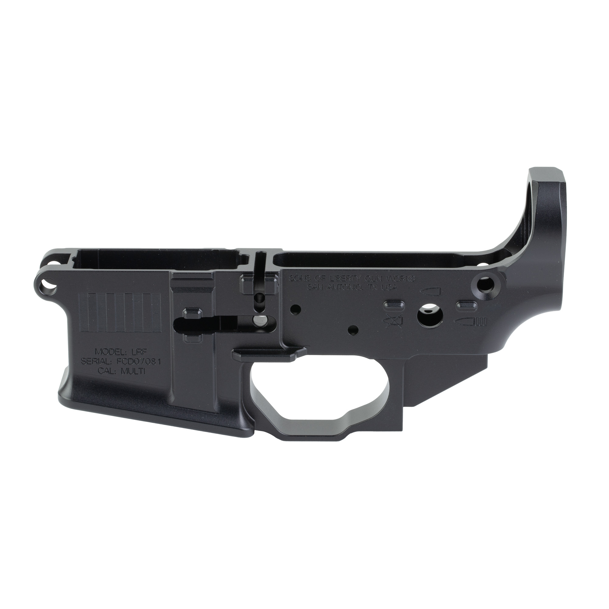 SOLGW FCD LRF BILLET LOWER BLK
