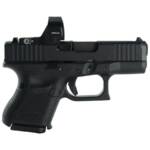 Glock V-Series Model 26 Handgun 9mm Luger 10rd Magazines (3) 3.43" Barrel Black US Made w/Viridian RFX35 Green Dot