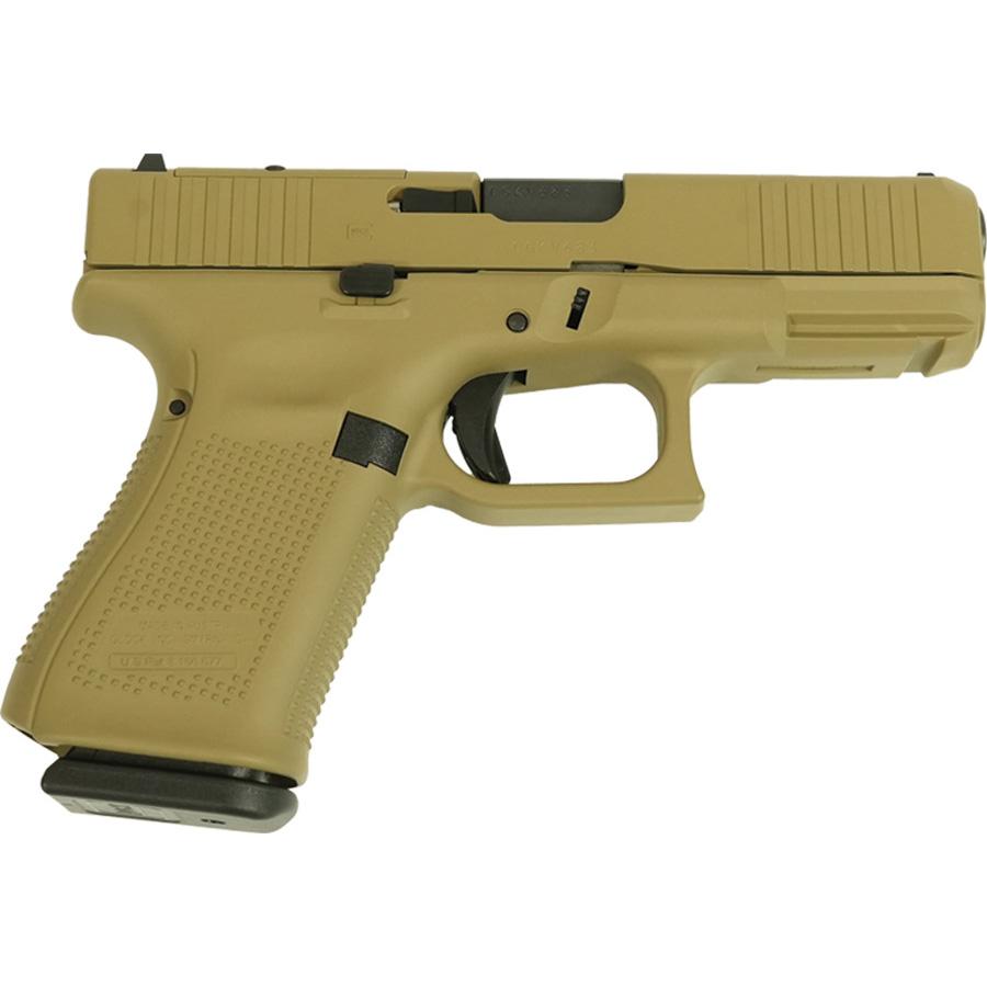 Glock V-Series Model 19 Optic Ready & Ported Handgun 9mm Luger 15rd Magazines (3) 4" Ported Barrel FDE Cerakote USA