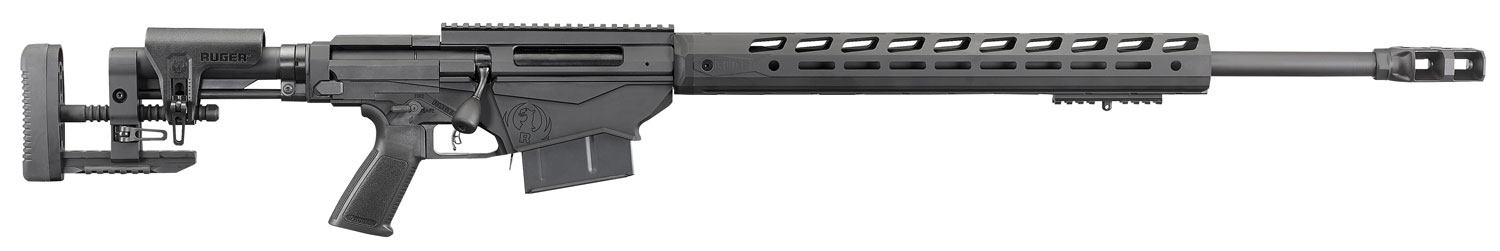 Ruger 18081 Precision  300 Win Mag 5+1 26" Heavy Contour Barrel with Magnum Muzzle Brake, Tunable Compensator, Type III Hard Coat Anodized Finish, Ruger Precision MSR Stock, Optics Ready