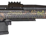Geissele Automatics 08-538 King Hunter  7mm BC 20" Black Cerakote Threaded Barrel, Black Nitride Receiver w/Picatinny Rail, Geissele Camo Manners Long Range Hunter Carbon Fiber Stock