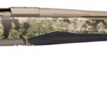 Browning 036138229 X-Bolt 2 Speed 300 Win Mag 3+1 26" Smoked Bronze Cerakote Fluted Threaded Barrel & Steel Drilled & Tapped Receiver, Kryptek Obskura Transitional Camo Adj Vari-Tech Synthetic Stock,