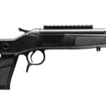 CVA CR4438XP Cascade XP-SB SBR 350 Legend 1rd 16.50" Matte Stainless Steel Fluted Threaded Barrel & Receiver w/Picatinny Rail, Graphite Black Adj Buffer Tube Synthetic Stock, Black Grip