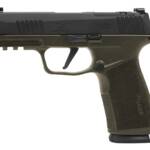 Sig Sauer 365XCA-9-BXR3-FS P365 XMacro Fortunate Son 9mm Luger 17+1 3.70" Black DLC Barrel, Black Nitron Stainless Steel Optic Ready/Serrated Slide, OD Green Cerakote Stainless Steel Frame w/Beavertai