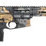 Cnc Firearms CNCDDMCG Daniel Defense DDM4 V7P Sports South Exclusive 5.56 NATO 30+1 10.30" Black Phosphate Threaded Barrel, Gold Multicam Aluminum Receiver w/Picatinny Rail, SBA3 Pistol Stabilizing Br