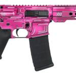 Shark Coast Tactical SCC06254APK-P Anime-15 Pink 5.56 NATO 30+1 10.50" Black Nitride Threaded Barrel, Pink Cerakote Aluminum Receiver w/Picatinny Rail, M-LOK Handguard, Polymer SB Tactical SBA3 Brace,