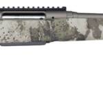 Savage Arms 33220 Axis 2 Pro 270 Win 4+1 20" Gun Metal Bronze Cerakote Spiral Fluted Threaded Barrel & Receiver w/Picatinny Rail, Savage Woodland Camo Fixed w/Pistol Grip Synthetic Stock, Right Hand