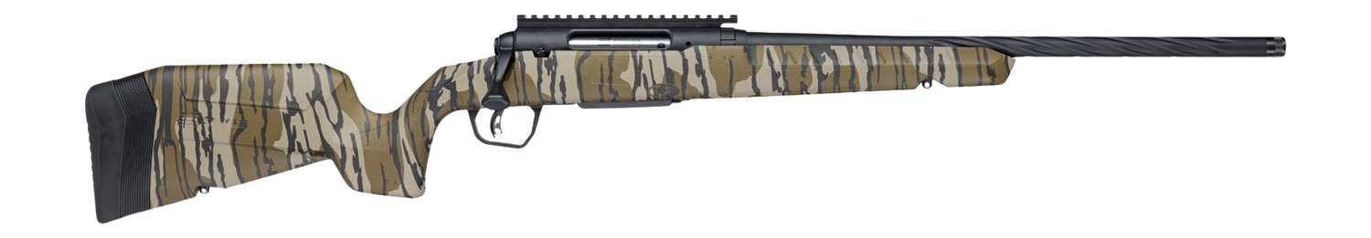 Savage Arms 33311 Axis 2 Pro 30-06 Springfield 4+1 20" Black Cerakote Carbon Steel Spiral Fluted Threaded Barrel & Receiver w/Picatinny Rail, Mossy Oak Original Bottomland Fixed w/Pistol Grip Syntheti