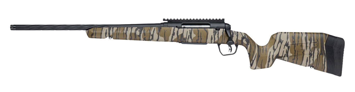 Savage Arms 33324 Axis 2 Pro 25-06 Rem 4+1 20" Black Cerakote Carbon Steel Spiral Fluted Threaded Barrel & Receiver w/Picatinny Rail, Mossy Oak Original Bottomland Fixed w/Pistol Grip Synthetic Stock,
