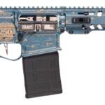 Patriot Ordnance Factory 02552 Rogue 250th Anniversary Limited Edition 308 Win 20+1 12.50" Match Grade Barrel, America 250 Cerakote Aluminum Receiver w/Picatinny Rail, M-LOK Handguard, Black Polymer S