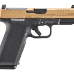 Ruger 19498 RXM 9mm Luger 17+1 4" Black FNC Nitride Barrel, Copper PVD Alloy Steel Optic Ready Slide, Black Polymer Frame w/Accessory Rail, Magpul EHG Grip, RMR/RMSc/DPP Footprint
