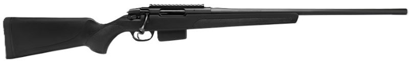 SAVAGE 334 350LEG 18" MATTE - BLACK/BLACK SYN STOCK