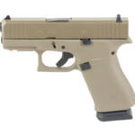 GLOCK 43X 9MM 15RD FS FDE